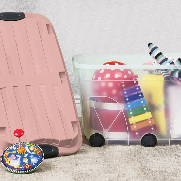 Plastična škatla za shranjevanje s pokrovom Roller - Rotho-image-1