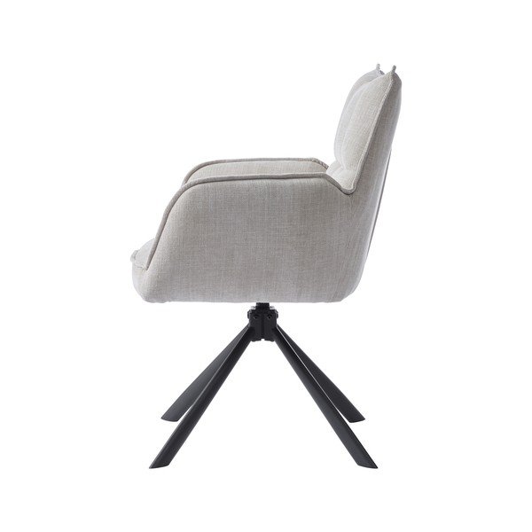 Kremno beli oblazinjeni jedilni stoli v kompletu 2 ks Marilla – Unique Furniture-image-3