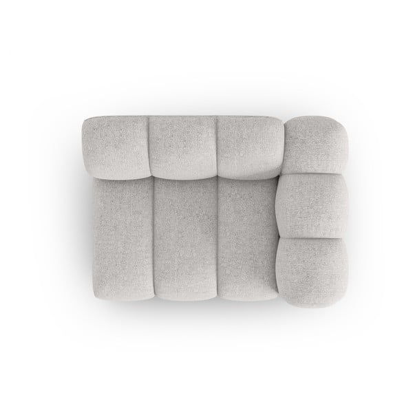 Svetlo siv modul za sedežno garnituro (desni kot) Lupine – Micadoni Home-image-3