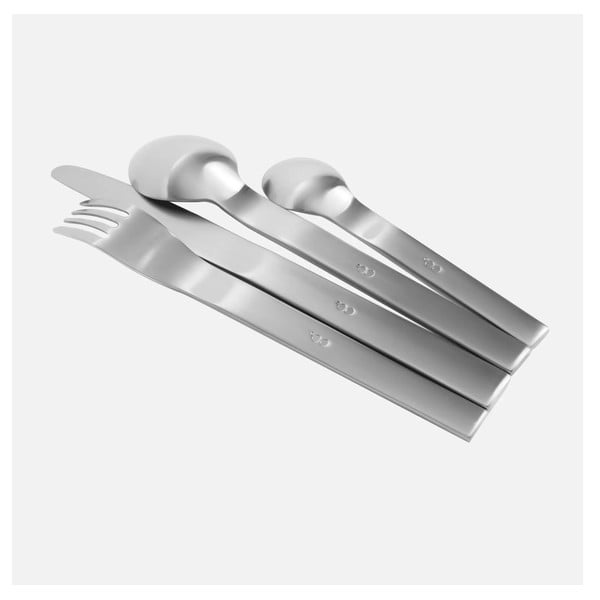 Pribor 24 ks iz nerjavečega jekla v srebrni barvi Boldi – FABINI-image-4