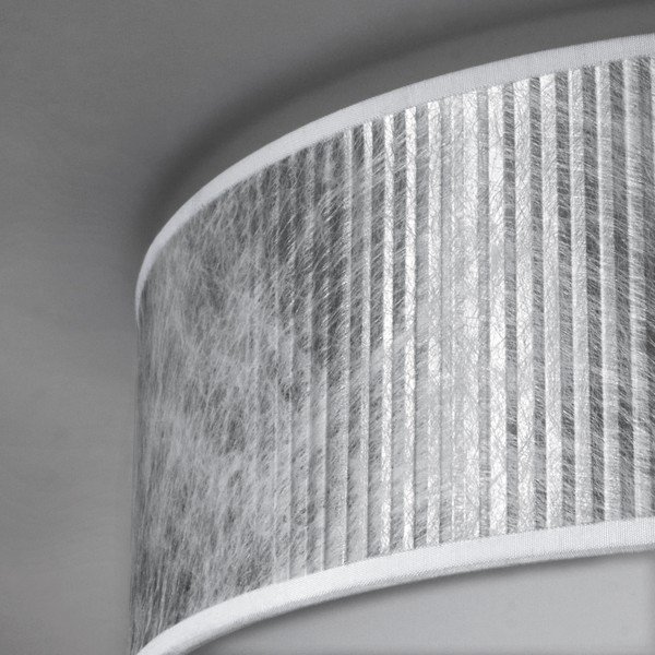 Stropna svetilka v srebrni barvi Sotto Luce Tres Plisado, Ø 40 cm-image-4