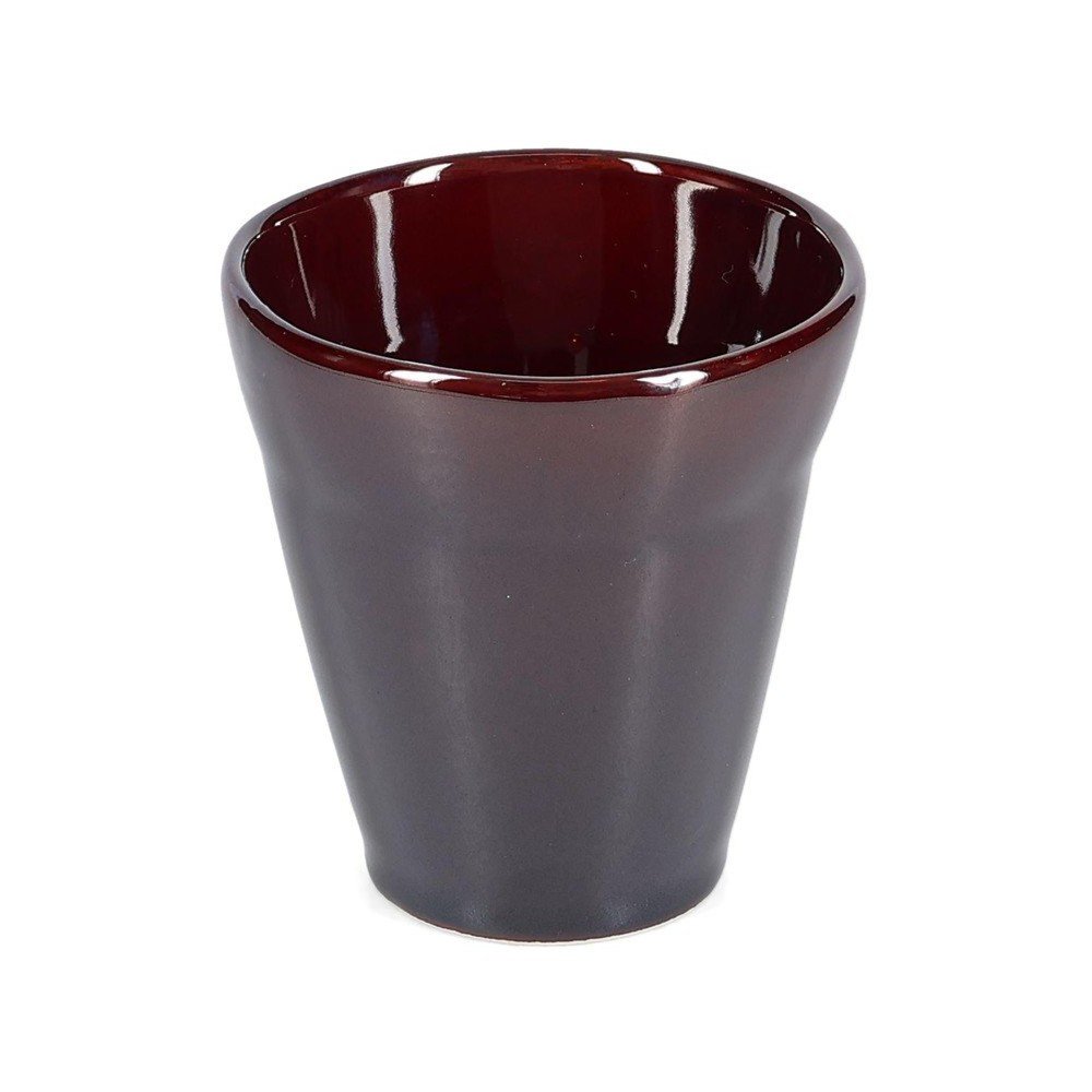 Bordo rdeča skodelica iz kamenine 380 ml Manon