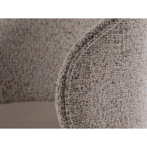 Bež žameten fotelj Inez – Micadoni -image-1