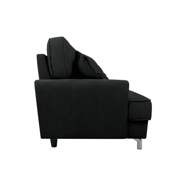 Črna dvosedežna zofa Kooko Home Rumba-image-3
