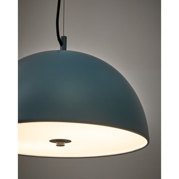 Modra viseča svetilka s kovinskim senčilom ø 39,5 cm Catlar – Kave Home-image-2