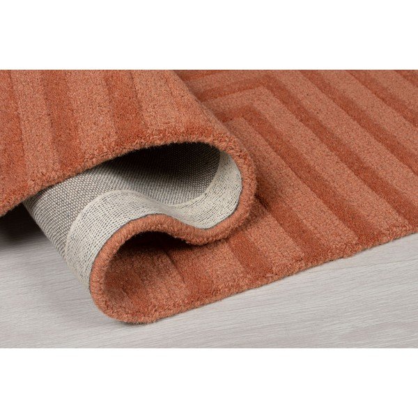 Oranžna volnena preproga Flair Rugs Estela, 160 x 230 cm-image-3
