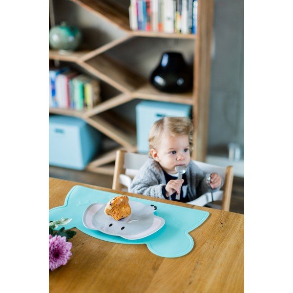 Turkizen silikonski pogrinjek Kindsgut Bear, 48 x 25 cm-image-3