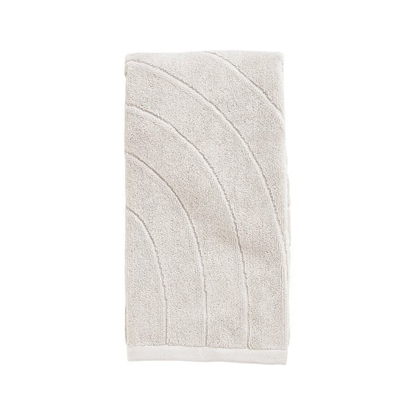 Svetlo siva frotirna bombažna brisača 50x100 cm Time – Zone