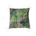 Blazina za stol Minimalist Cushion Covers Green Banana Leaves, 40 x 40 cm
