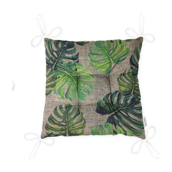 Blazina za stol Minimalist Cushion Covers Green Banana Leaves, 40 x 40 cm