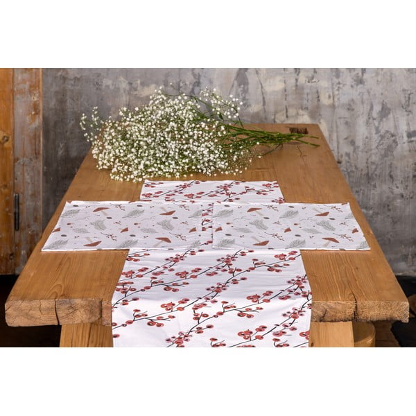 Bombažen namizni tekač 40x140 cm Snowbound – Butter Kings-image-1