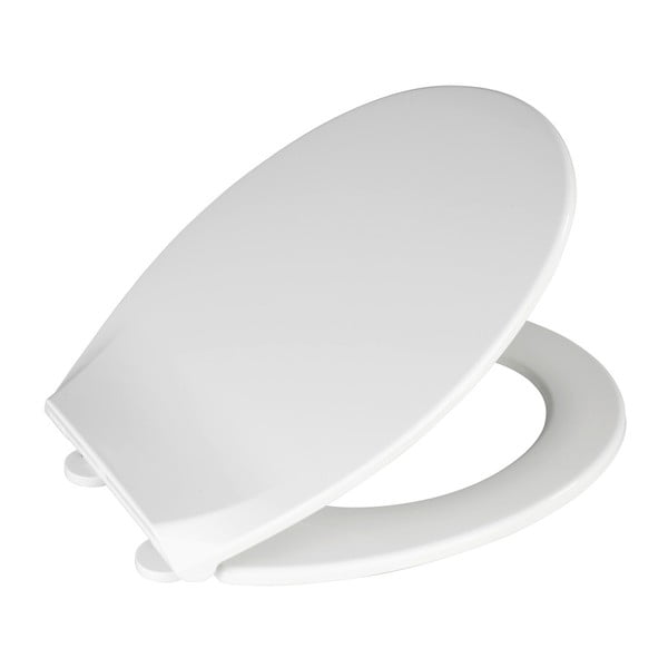 Bela deska za WC školjko s počasnim zapiranjem Wenko Kos, 44 x 37 cm-image-2