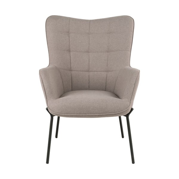 Svetlo siv fotelj z naslonom Glasgow  – House Nordic-image-1