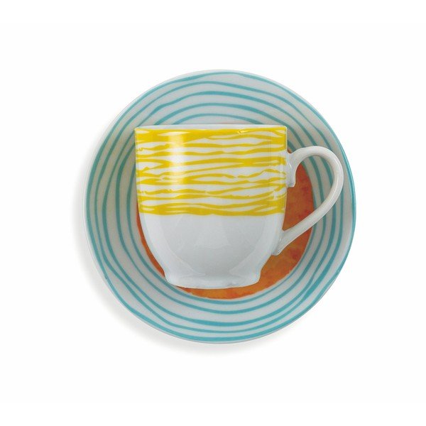 Porcelanske skodelice za espresso v kompletu 12 kos 0,08 l Marea - VDE Tivoli 1996-image-3