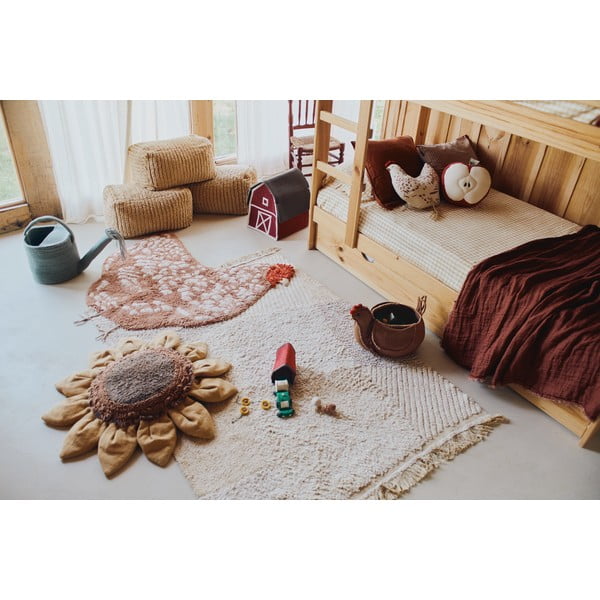 Gorčično rumena otroška vreča za sedenje Haystack – Lorena Canals-image-3