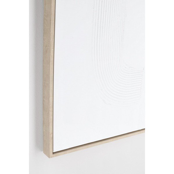 Ročno naslikana slika z okvirjem/na platnu 83x83 cm Texture – Bizzotto-image-2