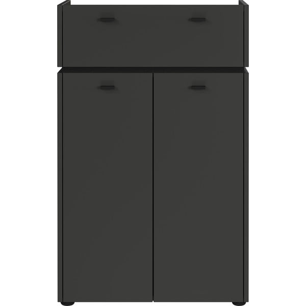 Antracitno siva visoka kopalniška omarica 60x96 cm Modesto – Germania