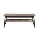Rjava mizica z mizno ploščo v hrastovem dekorju 60x120 cm Barrali – Unique Furniture