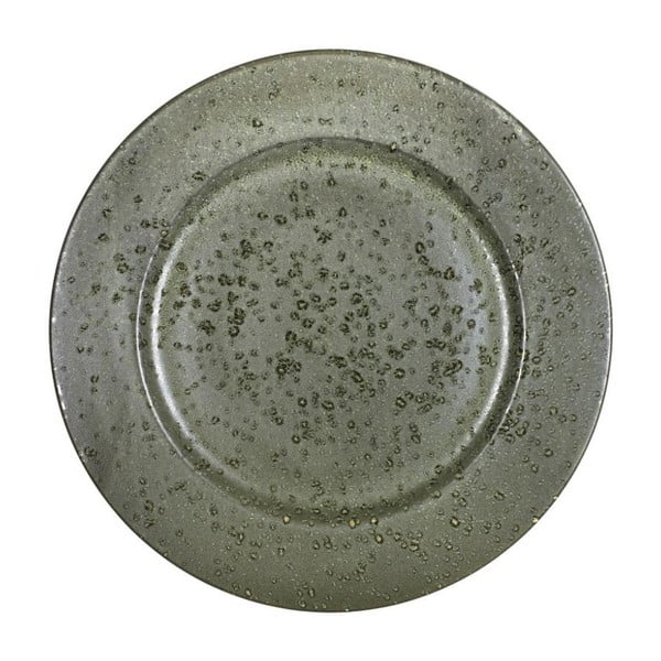 Zeleno-siv lončeni krožnik Bitz Mensa, premer 30,5 cm