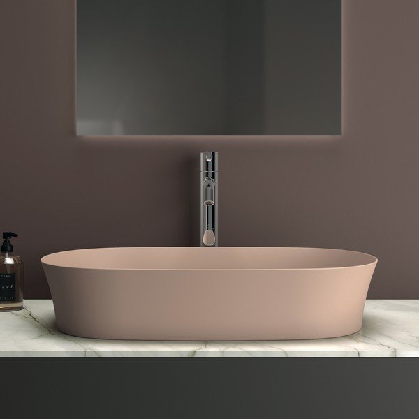 Svetlo rožnat keramičen umivalnik 60x38 cm Ipalyss – Ideal Standard-image-1
