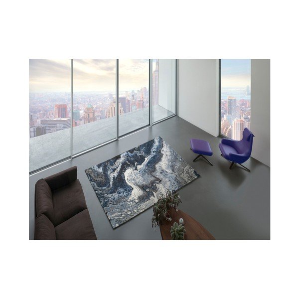 Temno modra preproga Universal Kael Malo, 160 x 230 cm-image-1