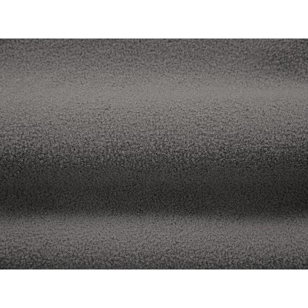 Siv fotelj iz tkanine bouclé Chuck – Micadoni Home-image-4