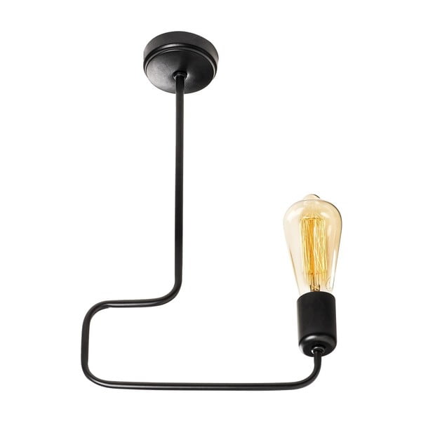 Črna kovinska viseča svetilka Opviq lights Penelope-image-2