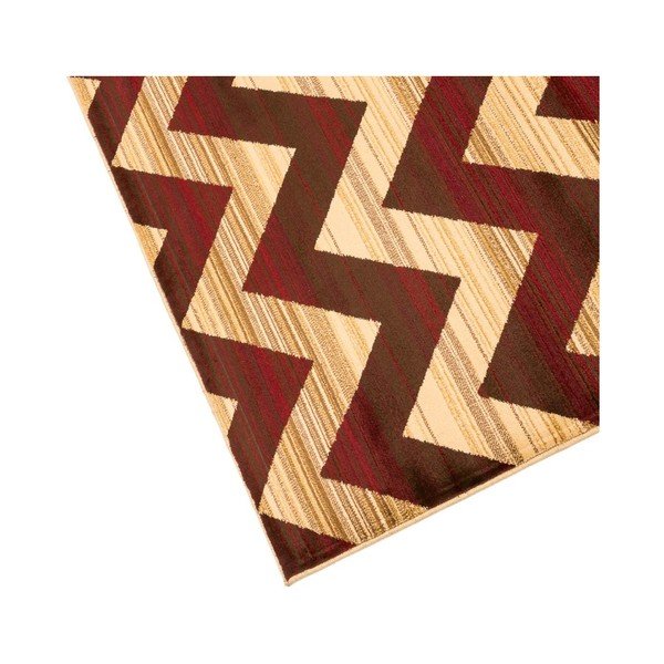Floorita Inspiration Zig Zag rjava visokozmogljiva preproga, 165 x 235 cm-image-2