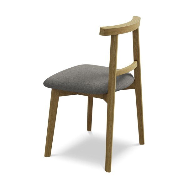 Siv jedilni stol iz masivnega lesa Ohelo – Makamii-image-3