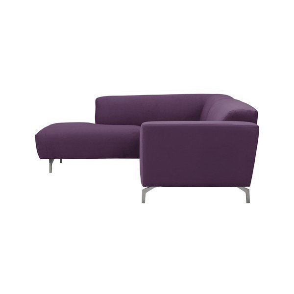 Vijolična kotna zofa Windsor & Co Sofas Orion, levi kot-image-2