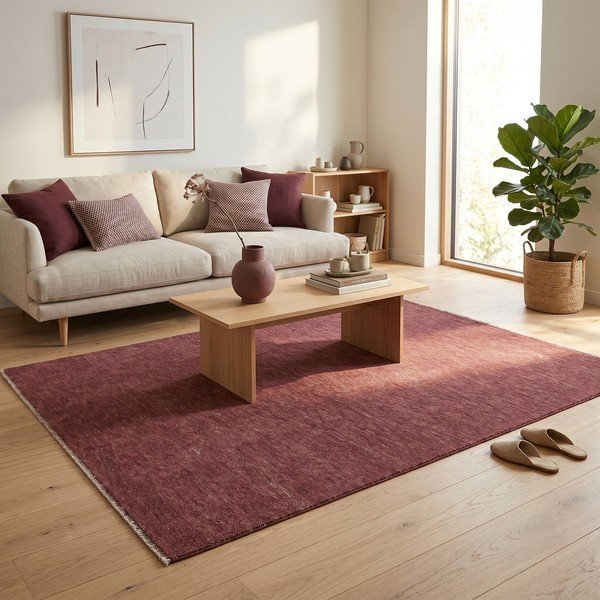 Bordo rdeča preproga 160x230 cm Puro – ESTE-image-1