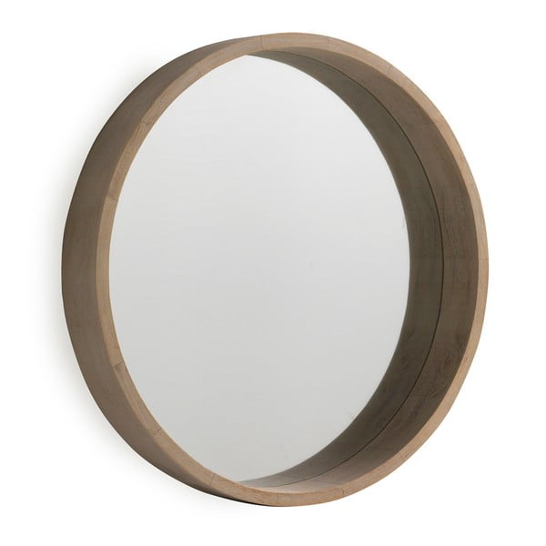 Stensko ogledalo iz lesa pavlovnije Geese Pure, Ø 62 cm