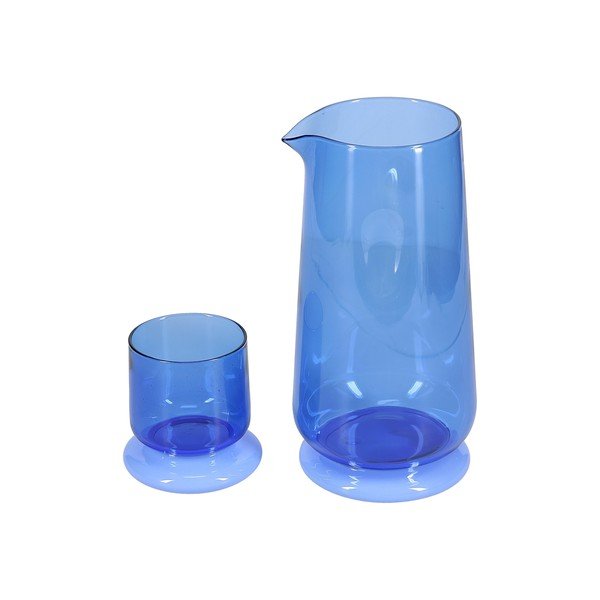 Moder steklen komplet vrča in kozarca 1,4 l Marlo – ONA-image-4