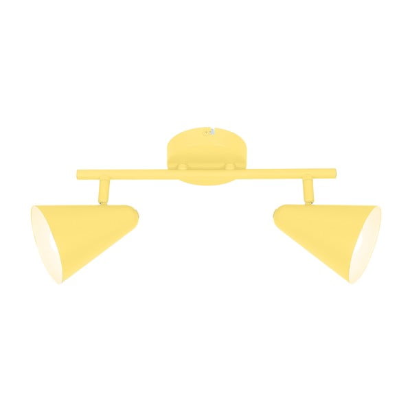 Rumena stropna svetilka s kovinskim senčilom 42x10 cm Amor – Candellux Lighting-image-1