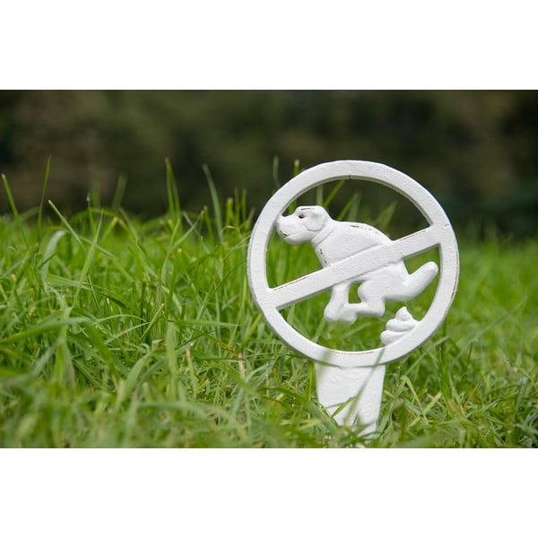 Kovinska dekoracija za v zemljo No Pooing – Esschert Design-image-1