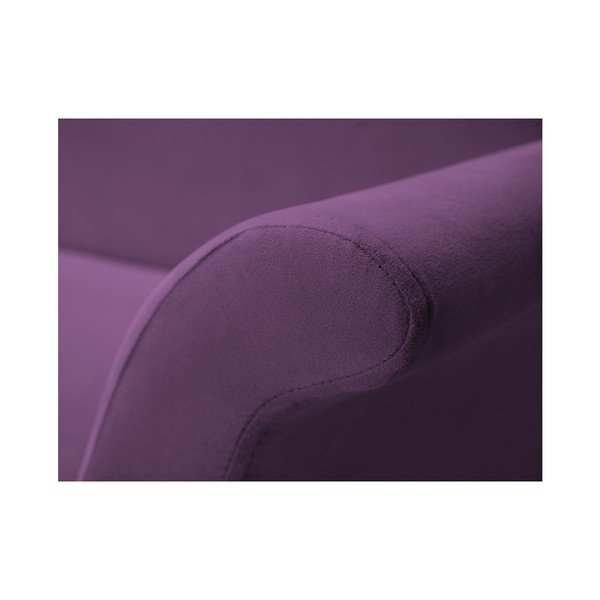 Vijoličen raztegljiv trosed s prostorom za shranjevanje Mazzini Sofas Peony-image-2
