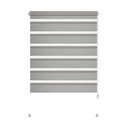 Siv zatemnitveni rolo 57x150 cm Zebra – Gardinia