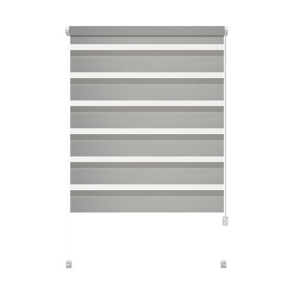 Siv zatemnitveni rolo 80x150 cm Zebra – Gardinia