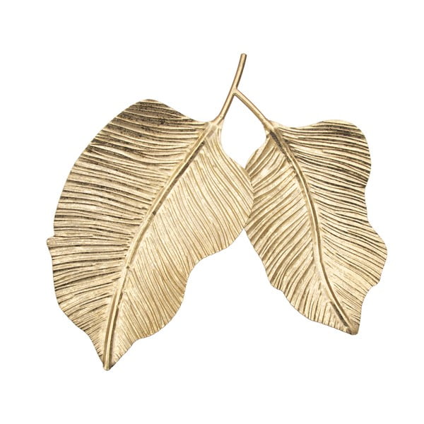 Kovinski dekorativni pladenj Double Leaf - Mauro Ferretti