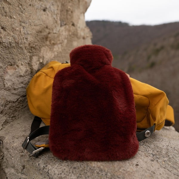 Rdeč termofor iz mikropliša 1,8 l Classic – Hugo Frosch-image-2