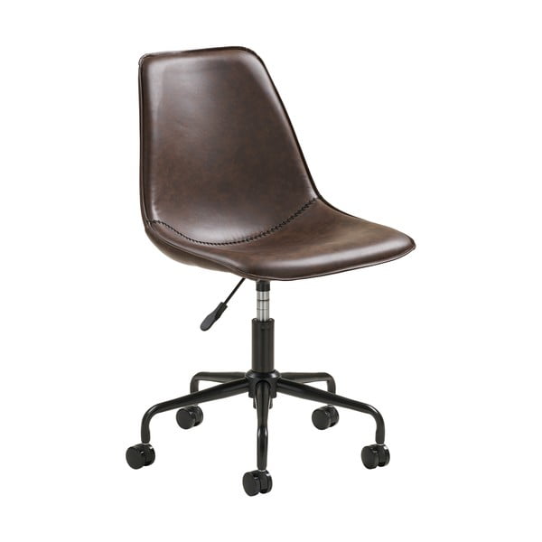 Temno rjav pisarniški stol Monaco – House Nordic
