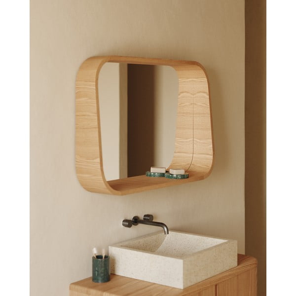Stensko ogledalo 90x60 cm Salaya – Kave Home-image-1