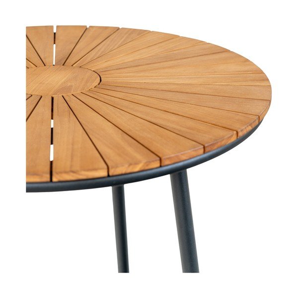 Okrogla vrtna miza iz masivnega tika ø 130 cm Cleveland – House Nordic-image-4