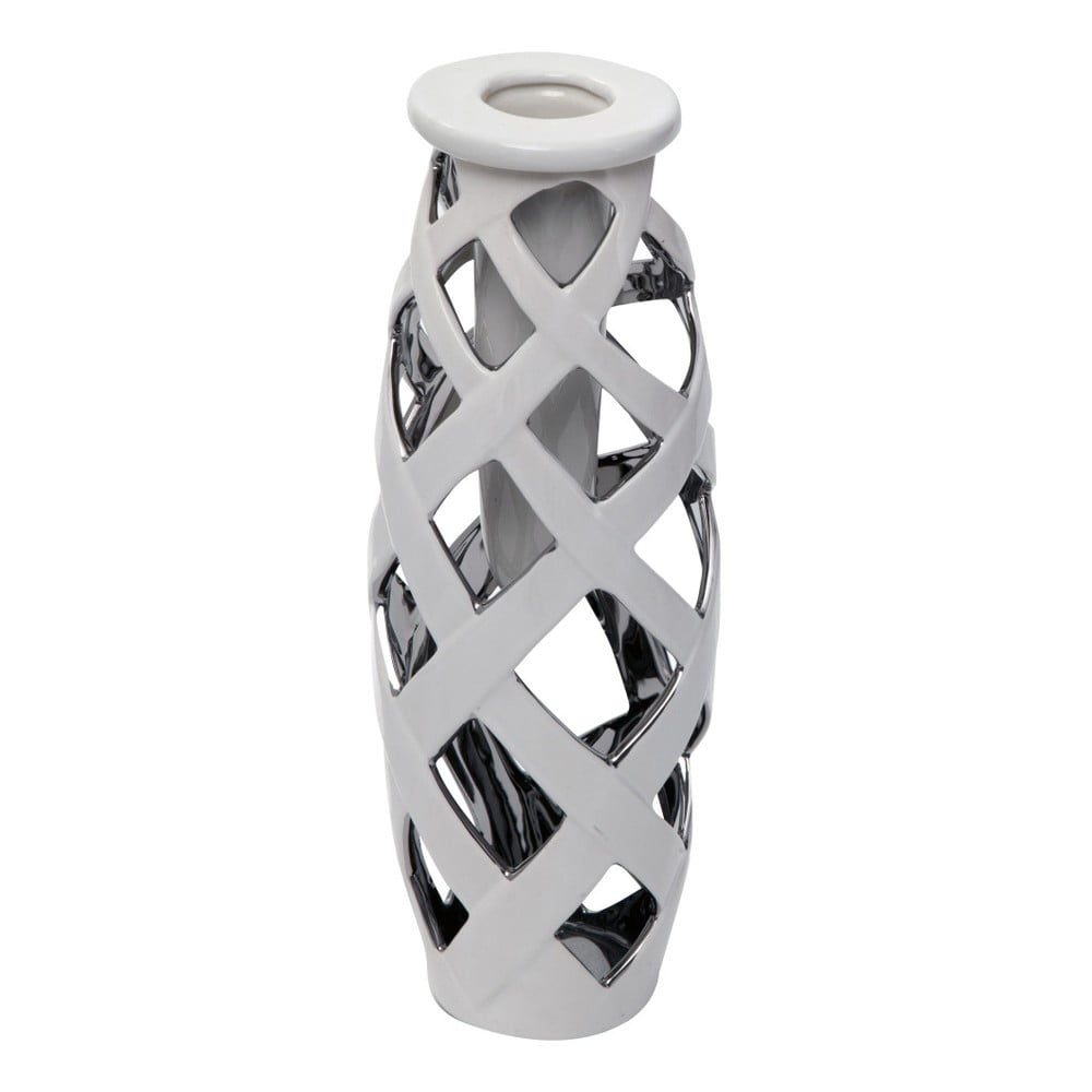 Keramična vaza Mauro Ferretti Web Picc, višina 31,5 cm