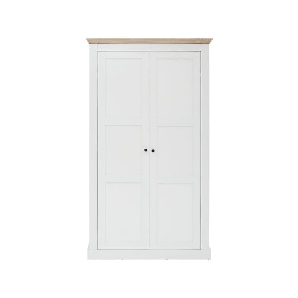 Bela garderobna omara 100x180 cm Binza – Støraa