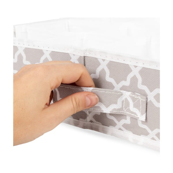 Bež organizator predalov s 16 predelki Compactor, 40 x 40 cm-image-3