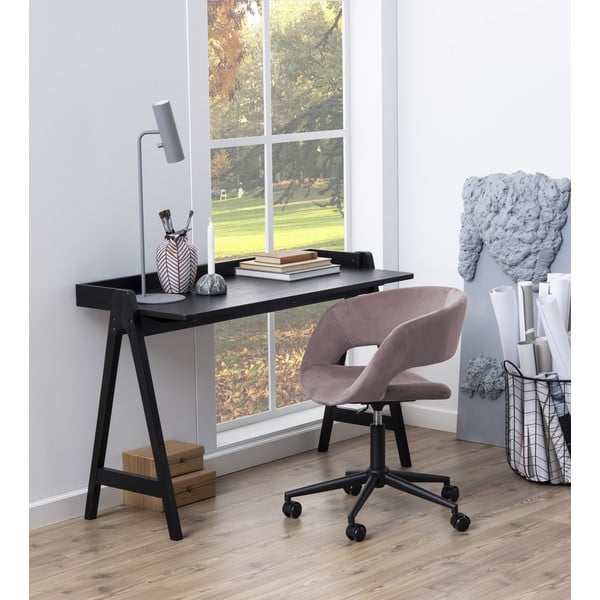 Pisalna miza s ploščo v hrastovem dekorju 126,6x51,6 cm Miso - Actona-image-1