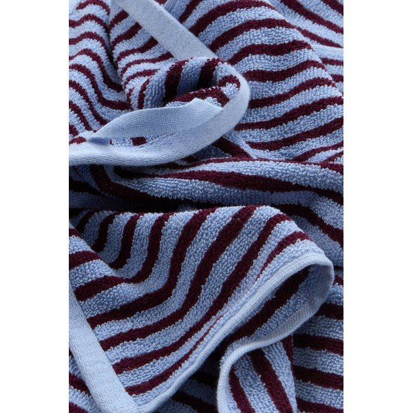Bordo rdeče/svetlo modre bombažne brisače v kompletu 2 ks 30x50 cm Dixie – Jotex-image-3