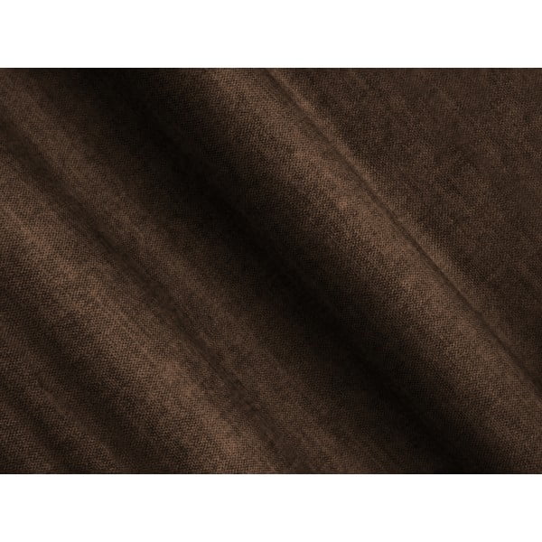 Temno rjava žametna kotna sedežna garnitura (levi kot/v obliki črke "U") Loretto – Cosmopolitan Design-image-4