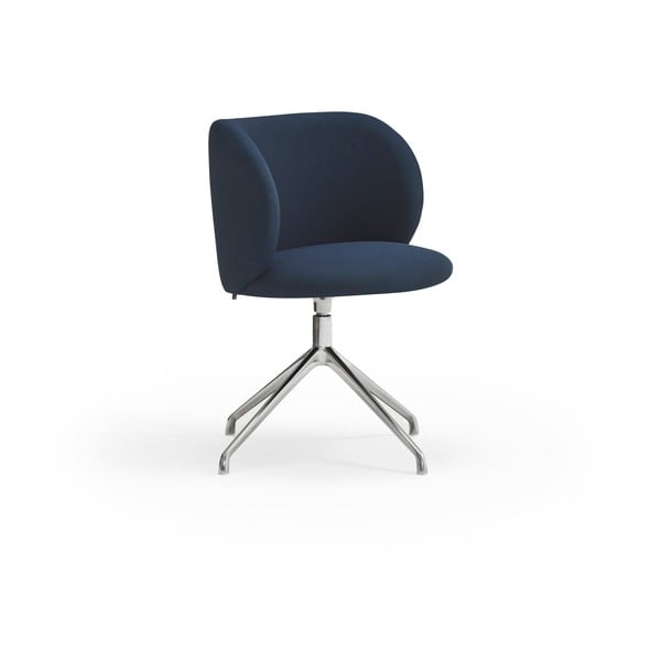 Temno moder oblazinjen jedilni stol Mogi – Teulat